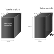 Ladesäulenabdeckungen Wandmontage